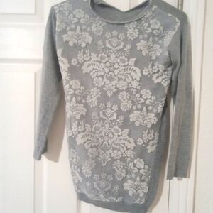 Gray XS Soft Spanish Sweater